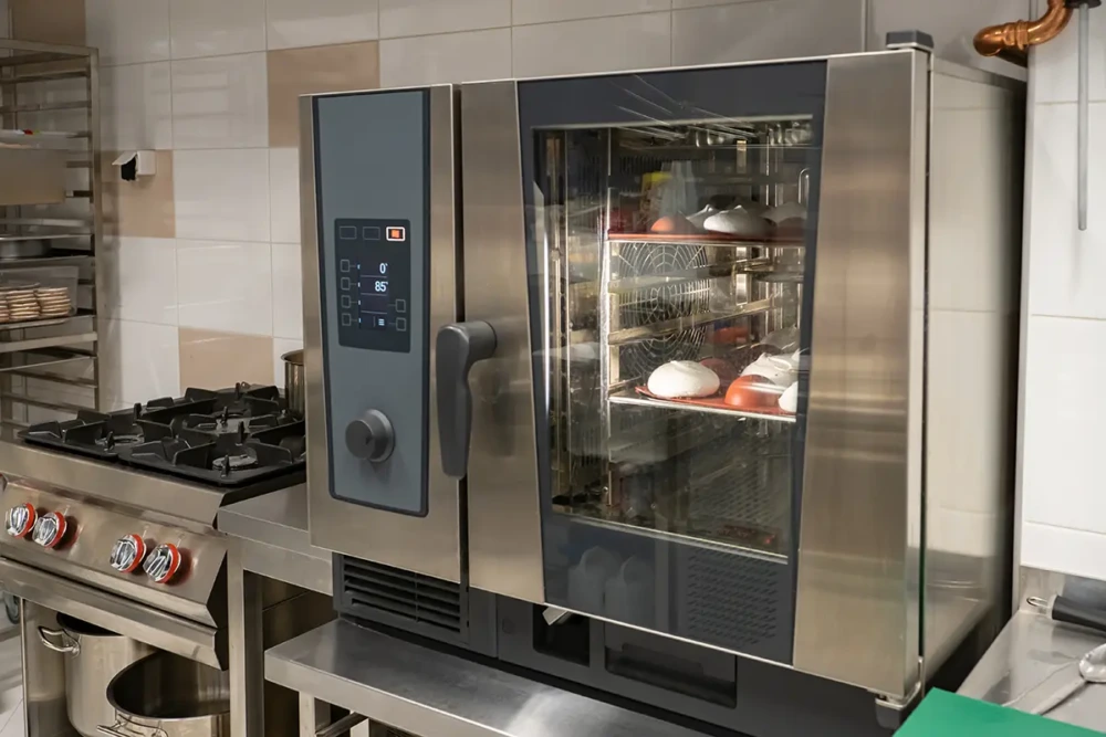 Combi Oven เตาอบอัจฉริยะในครัวสแตนเลสสำหรับร้านอาหาร