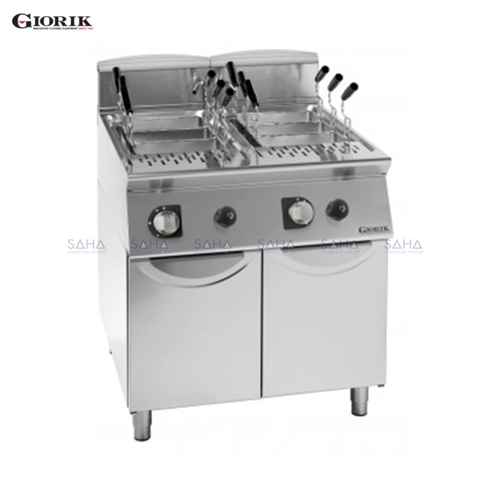 cpg746-web-1.jpg Giorik - Unika700 - 26 + 26 Litre Twin Tank - Gas Pasta Cooker – CPG-746