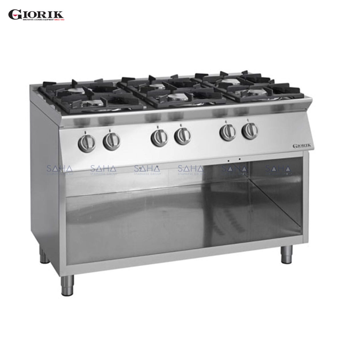 ecg760g-500x500web60.jpg Giorik - Unika 700 - 6 Burner Gas Range On Open Base Unit – CG760G