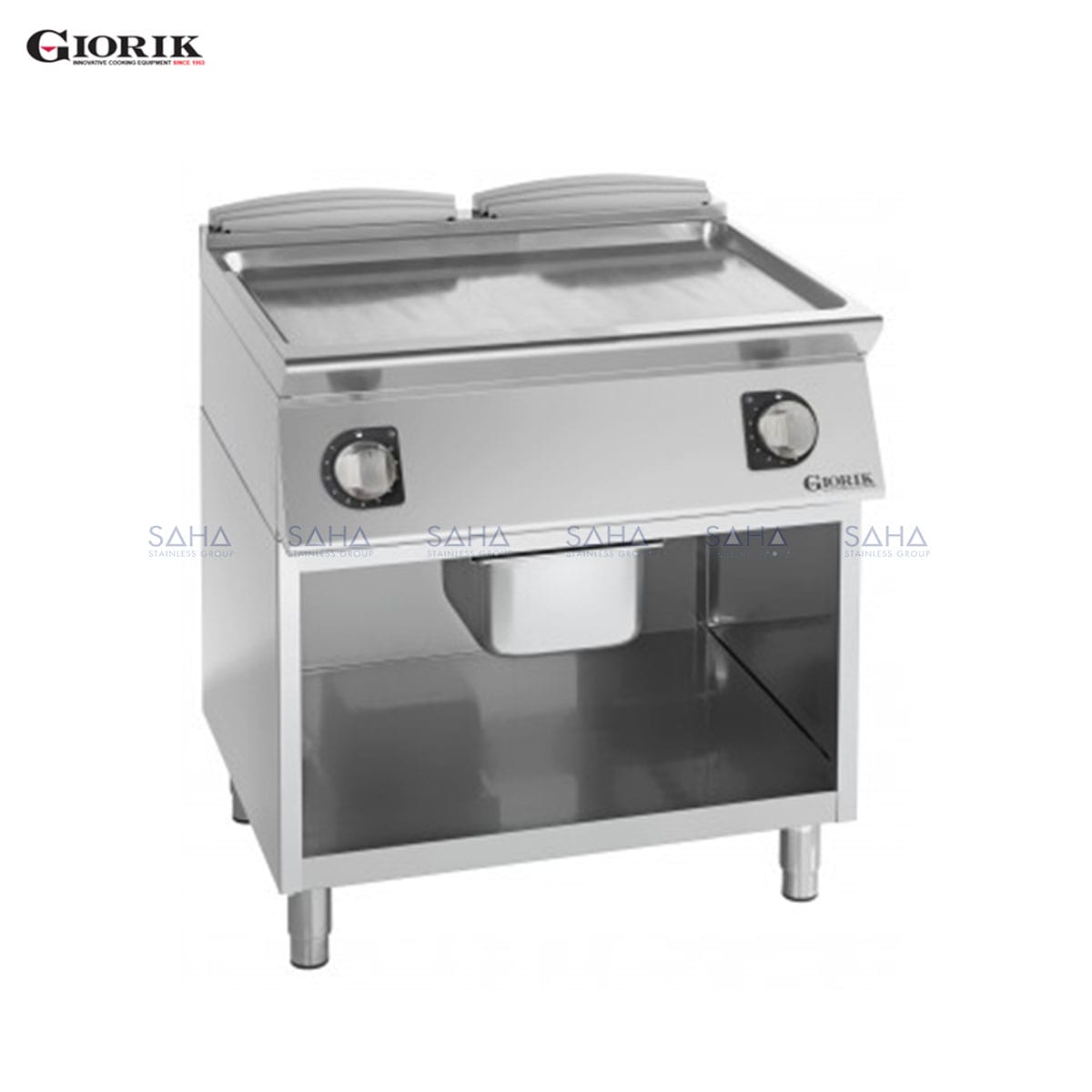 fle741gxweb60.jpeg Giorik - Unika 700 - Electric Fry Top With Open Unit, Duplex 2304 Smooth Plate – FLE741GX