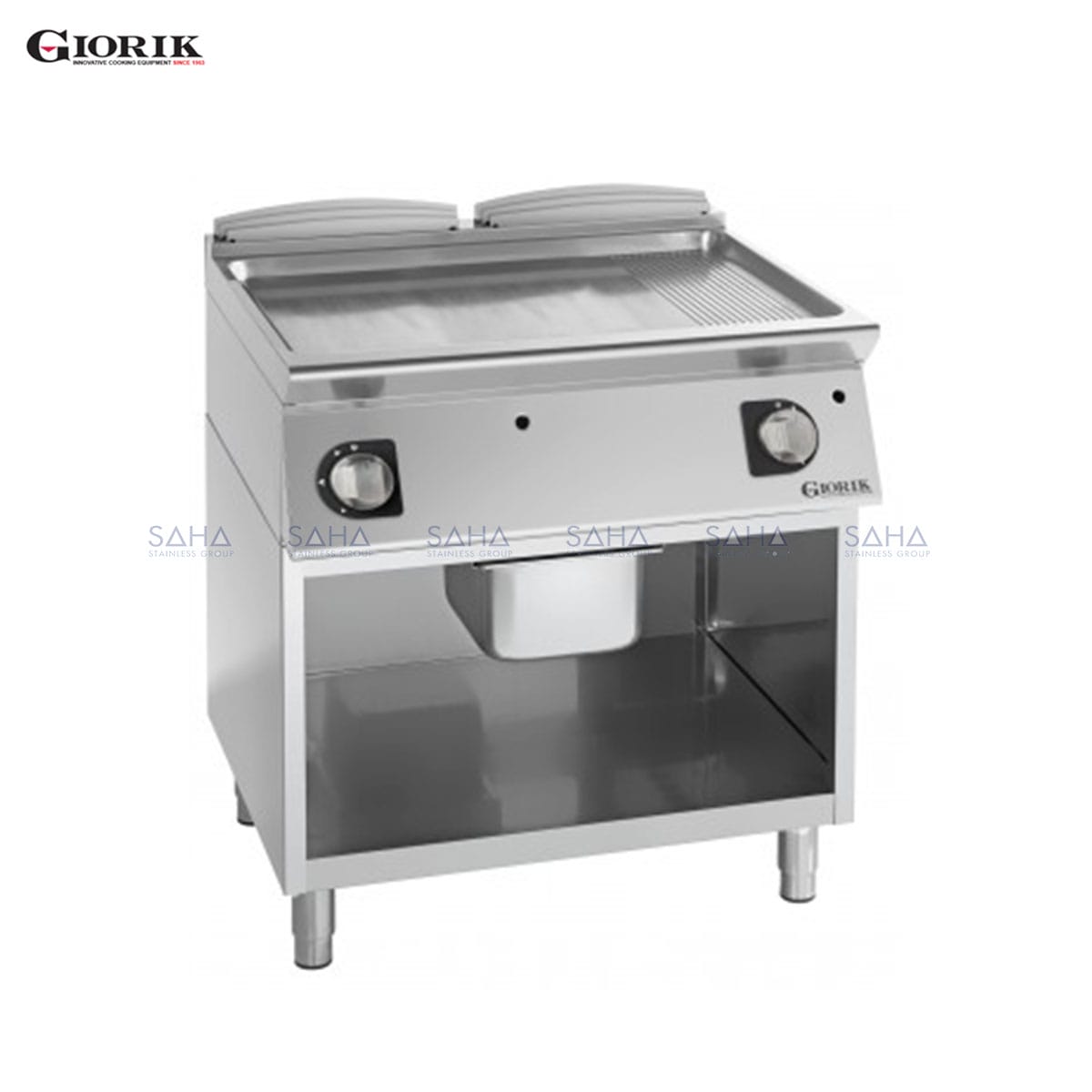 fmg741gxweb60.jpeg Giorik - Unika 700 - Gas Fry Top With Open Unit, Smooth/Ribbed Compound Plate – FMG741GX