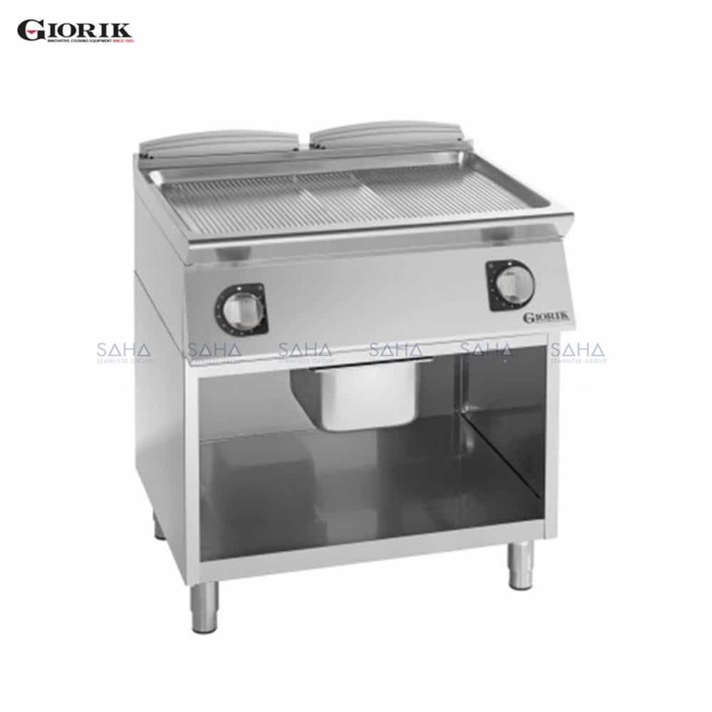 fre741gxweb60.jpeg Giorik - Unika 700 - Electric Fry Top With Open Unit, Duplex 2304 Ribbed Plate – FRE741GX