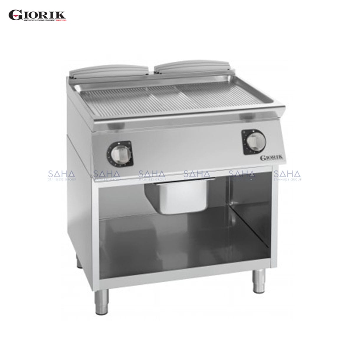 fre741gxweb60.jpeg Giorik - Unika 700 - Electric Fry Top With Open Unit, Duplex 2304 Ribbed Plate – FRE741GX