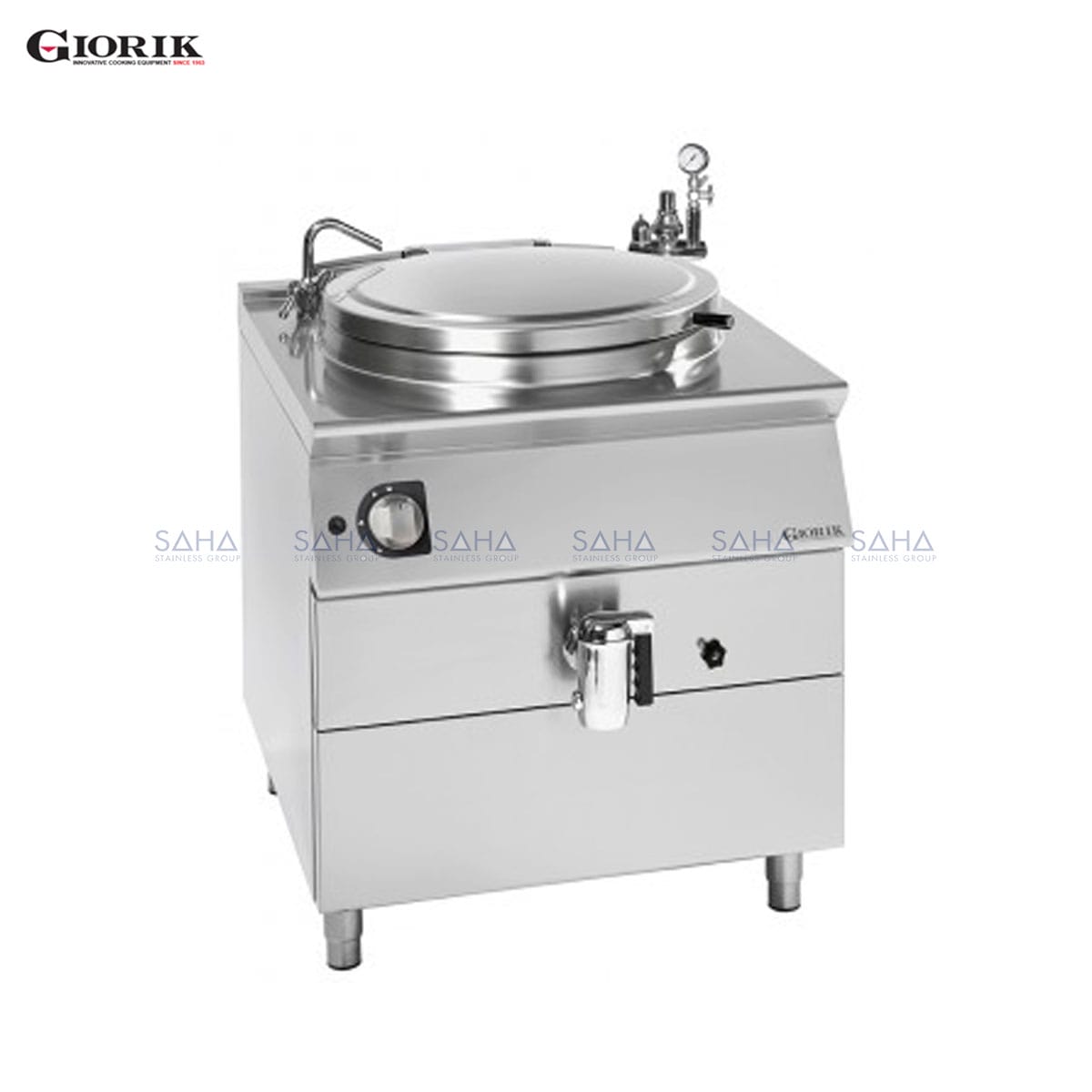 pei705web60.jpg Giorik - Unika 700 - 50 Litre Electric Boiling Pan - Indirect Heating - PEI705