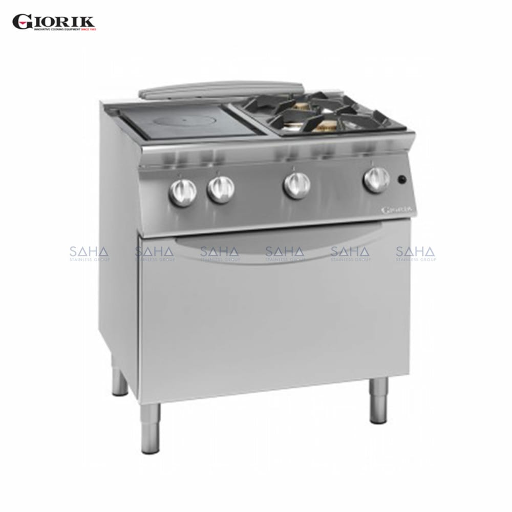 tg74ftrweb60.jpg Giorik - Unika 700 - 2 Burner Hob + Solid Top With Central Hole And Gas Oven – TG74FTR