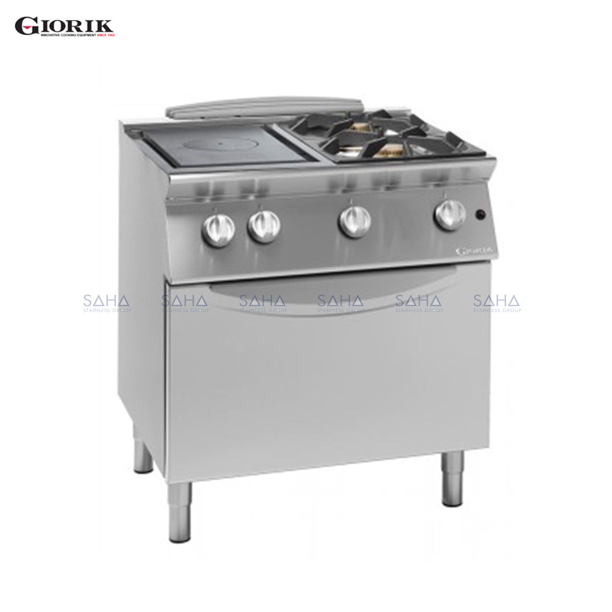 tg74ftrweb60.jpg Giorik - Unika 700 - 2 Burner Hob + Solid Top With Central Hole And Gas Oven – TG74FTR