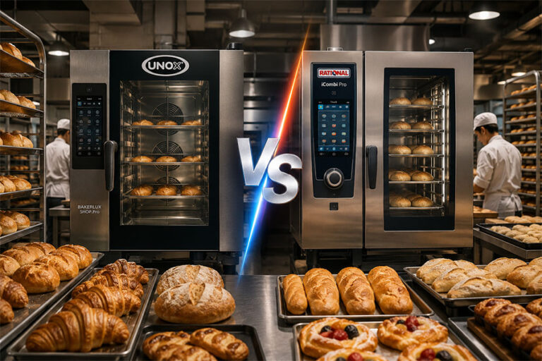 ร้านเบเกอรี่ที่ผลิตเกิน 1,000 ชิ้นต่อวันควรเลือก UNOX หรือ RATIONAL